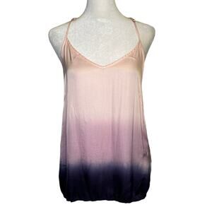 Young, Fabulous & Broke pink & purple dip-dyed ombre tank top size S